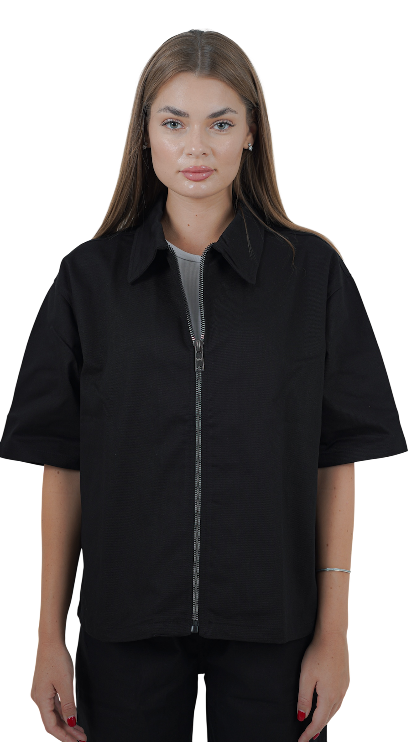 YAMENION BLACK ZIP-UP