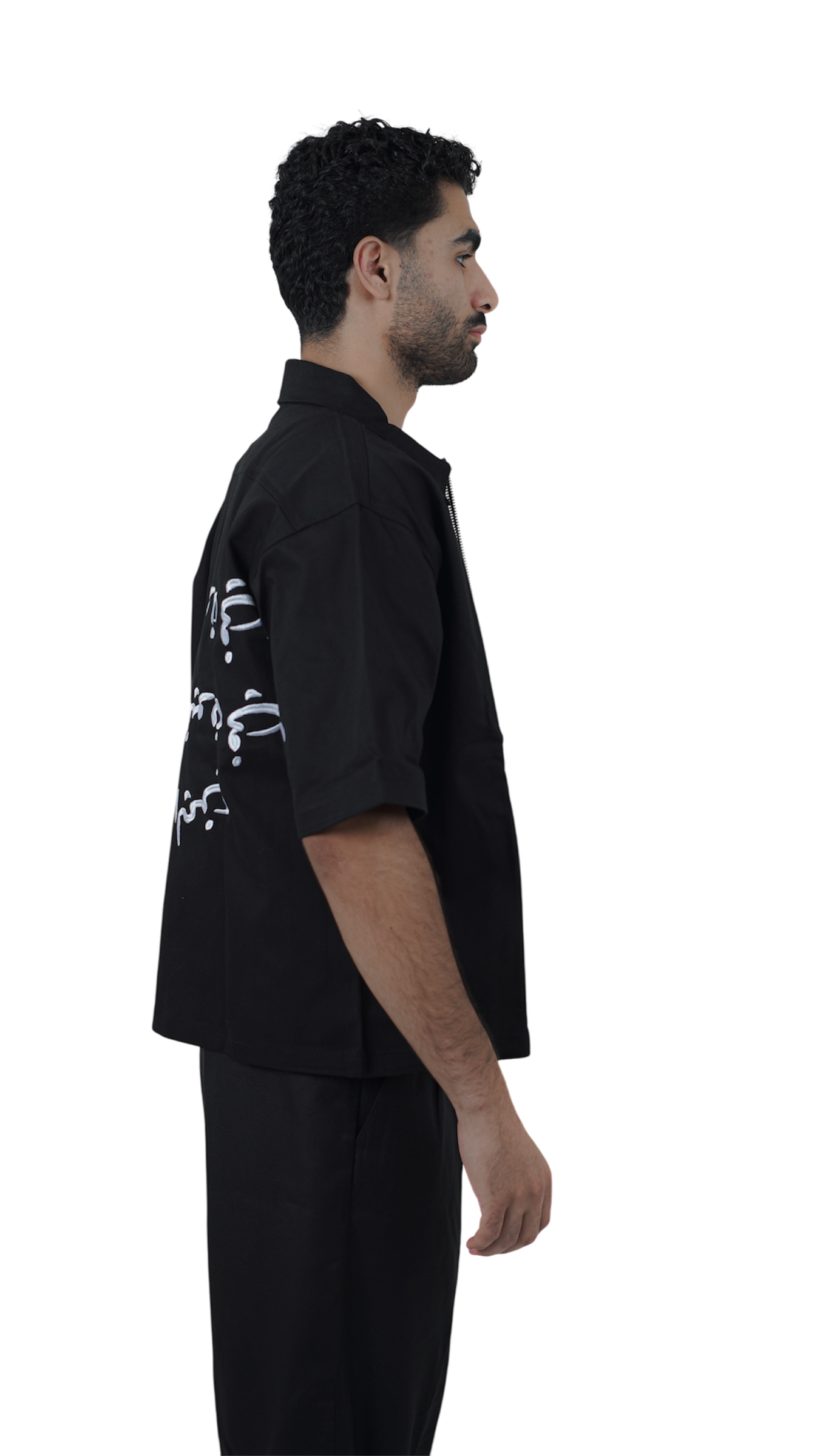 YAMENION BLACK ZIP-UP