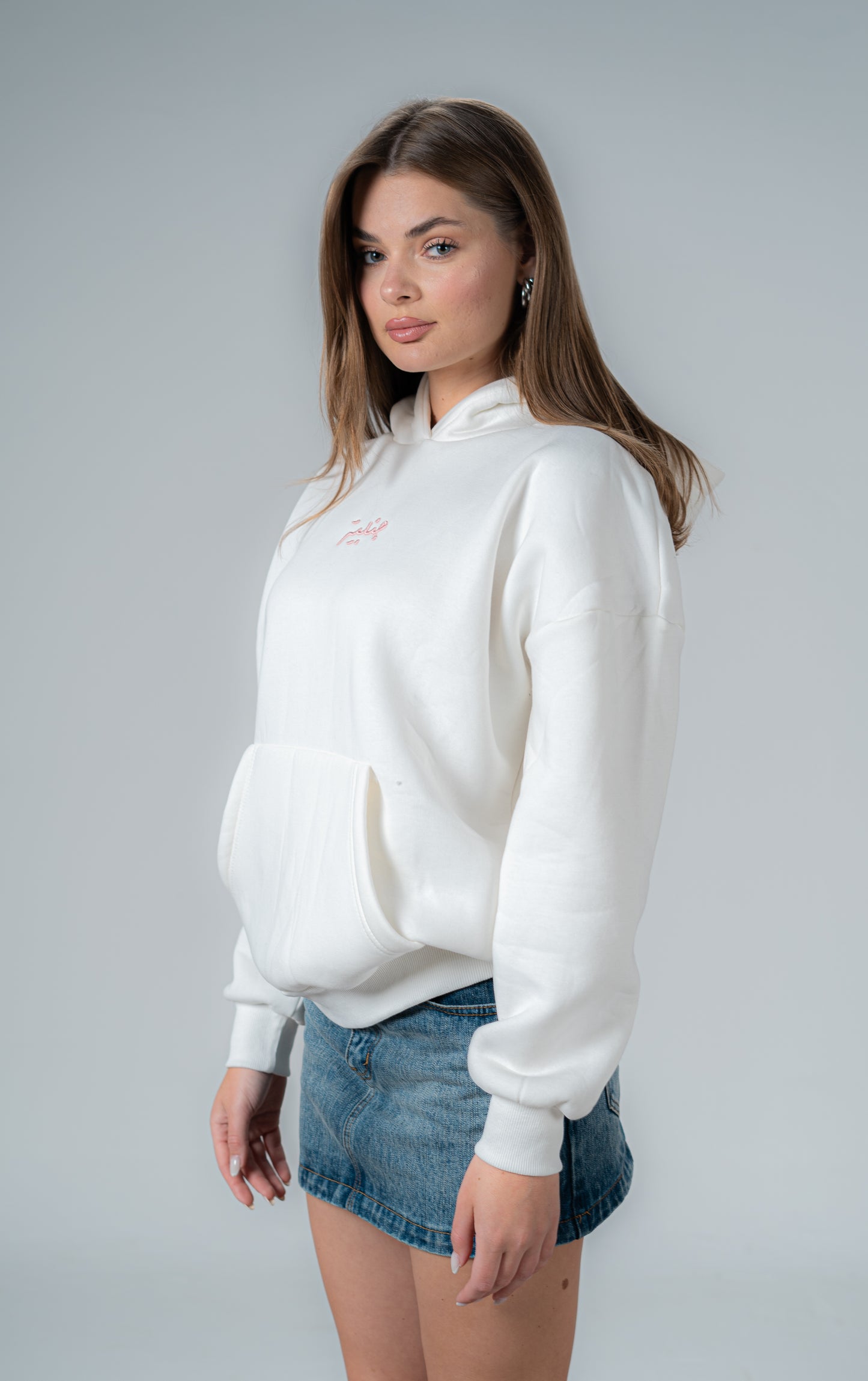 MUSND WHITE HOODIE