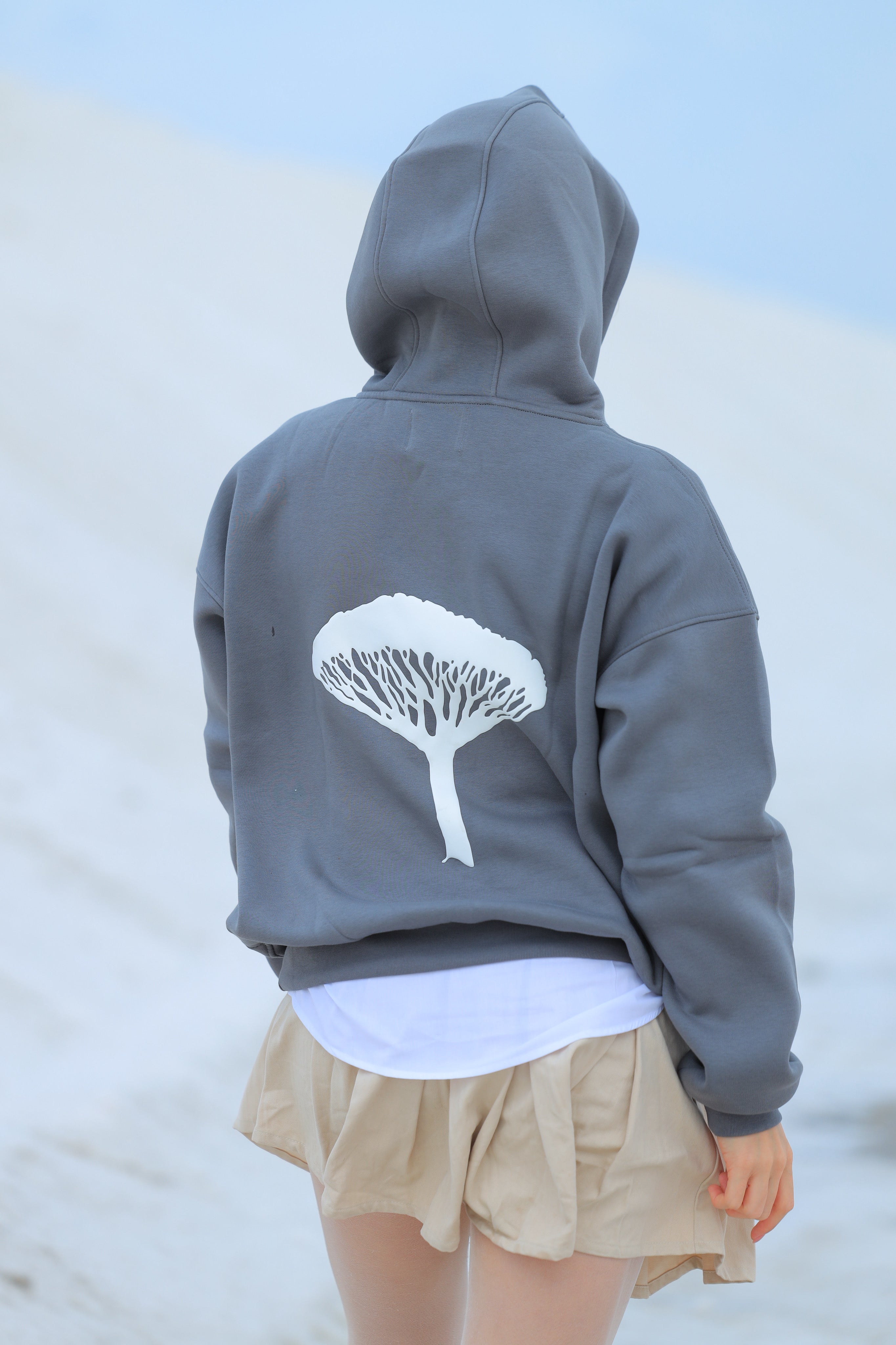 BLOOD TREE GERY HOODIE
