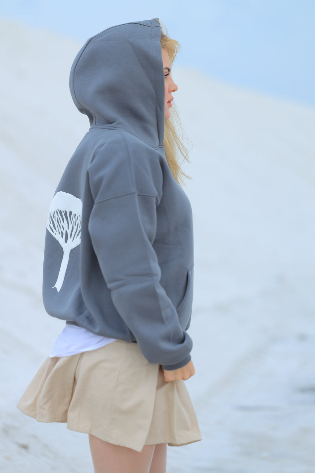 BLOOD TREE GERY HOODIE