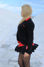 MUGHMAQ KNITED POLO SWEETSHIRT