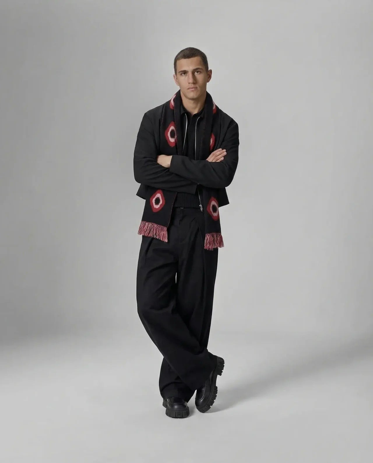 MUGHMAQ KNITED WINTER SCARF