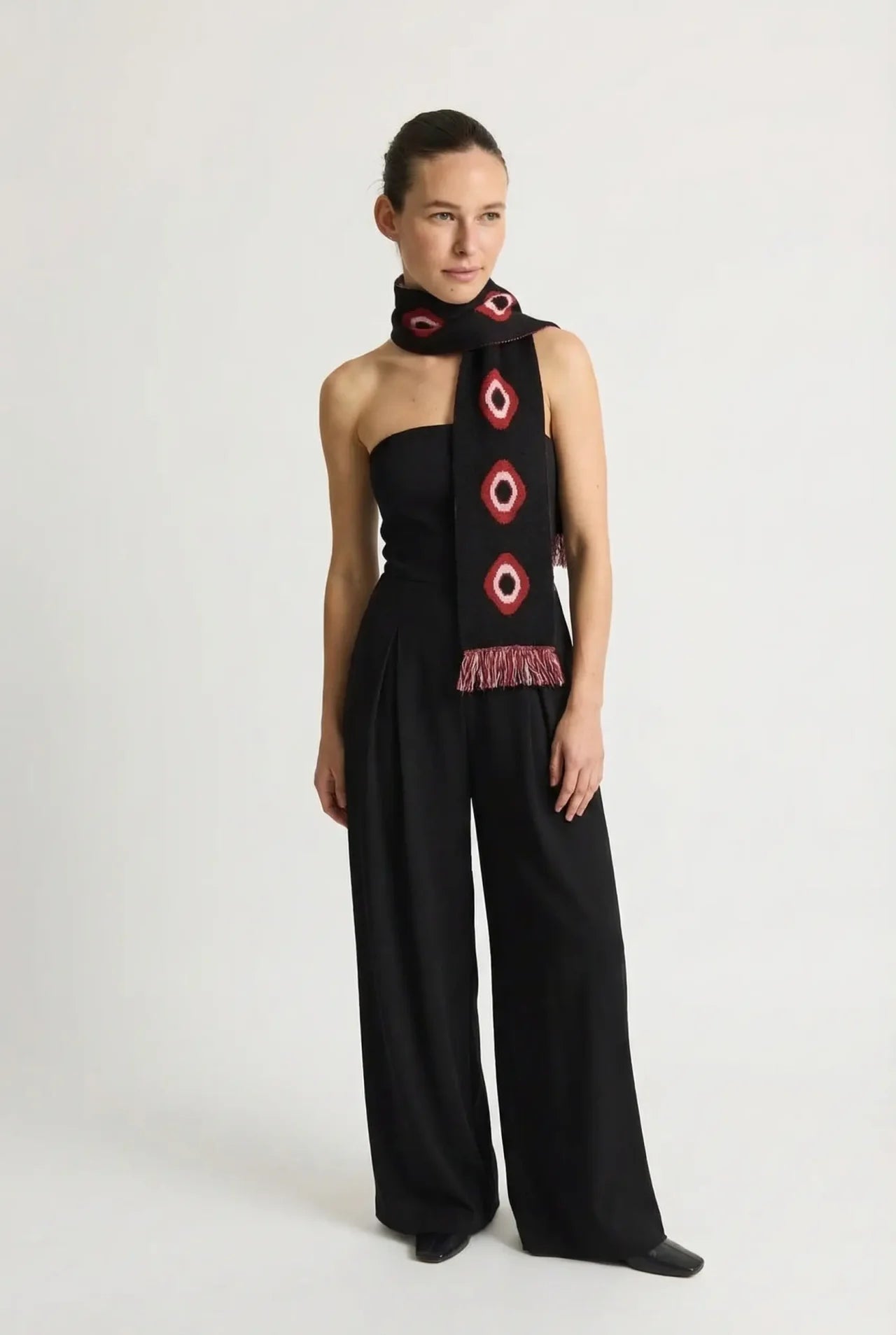 MUGHMAQ KNITED WINTER SCARF