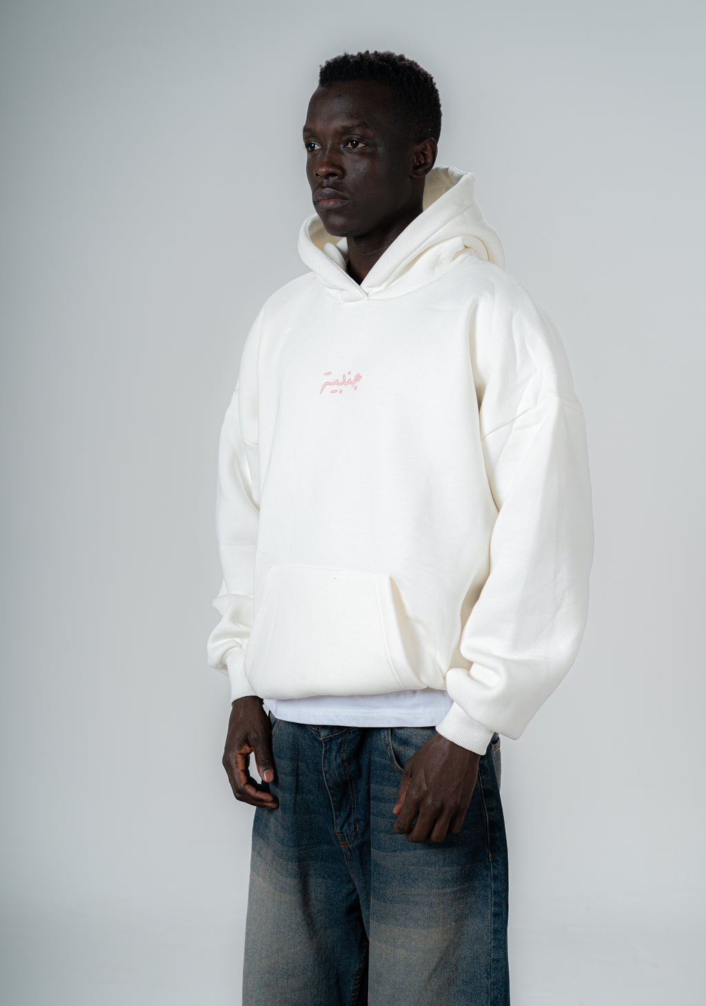 MUSND WHITE HOODIE