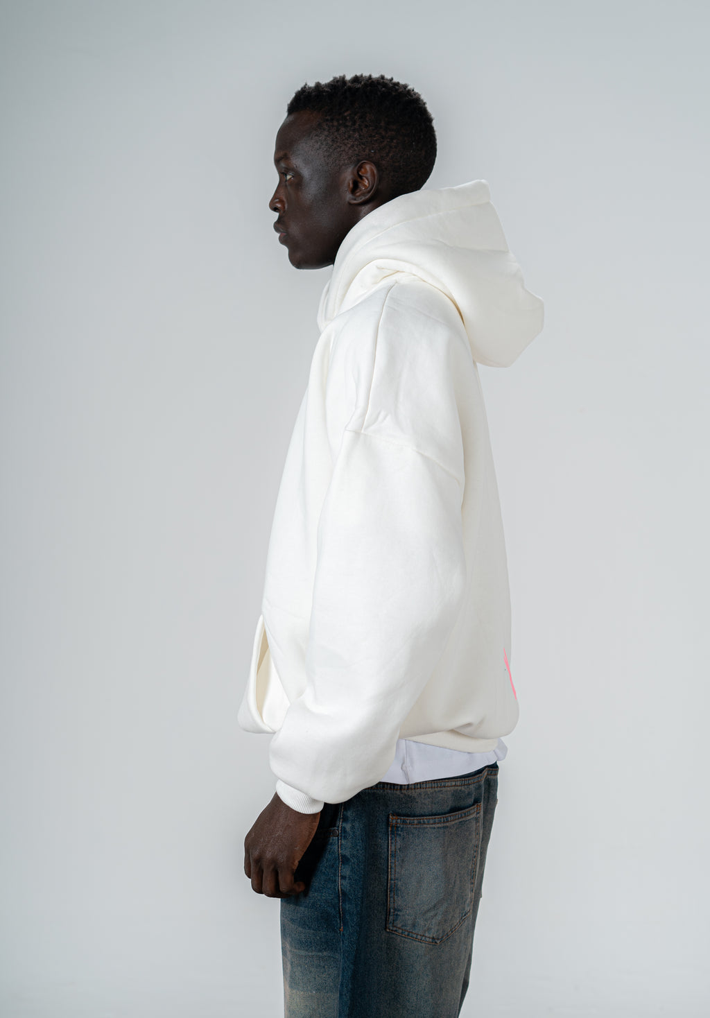 MUSND WHITE HOODIE