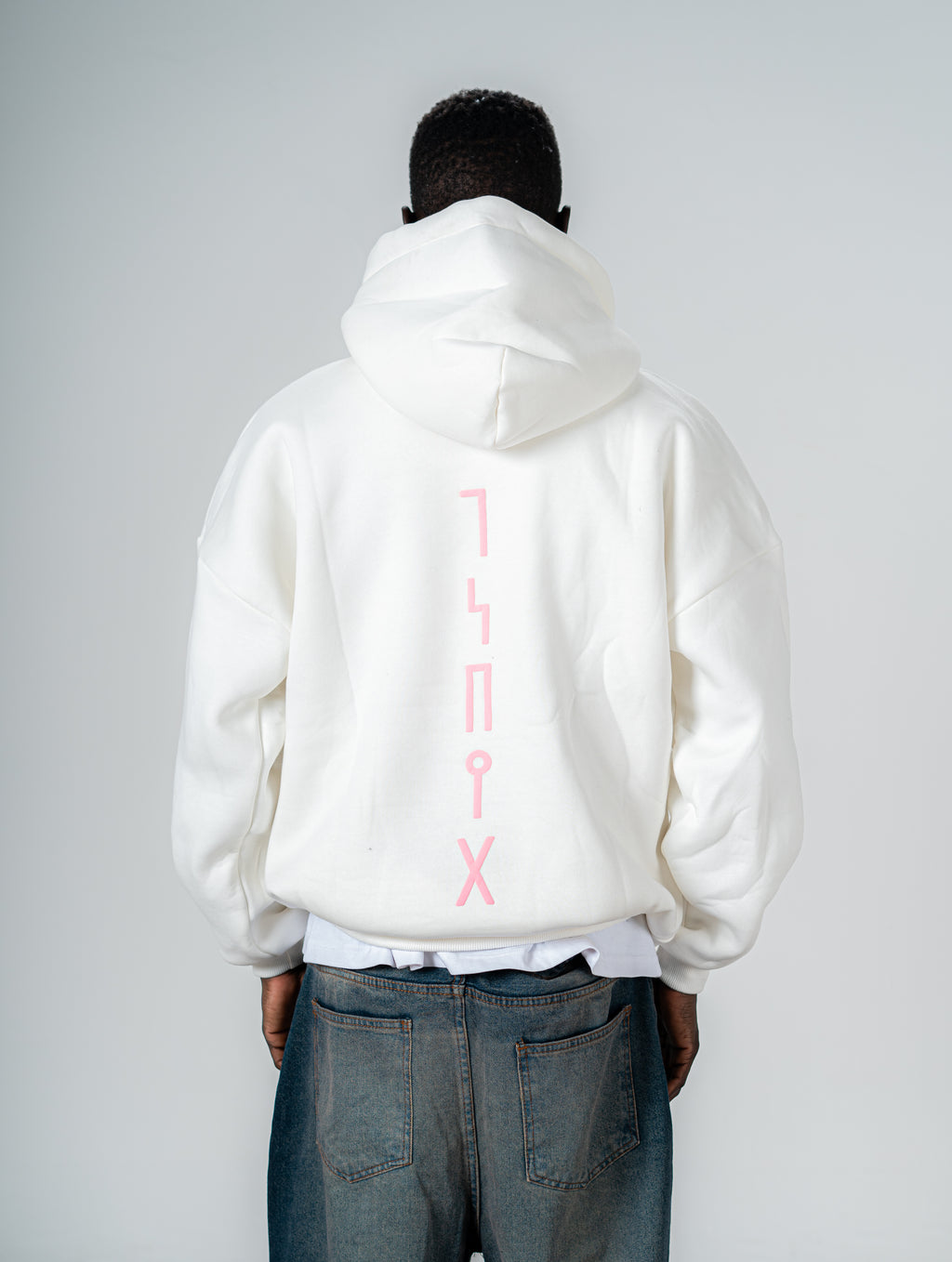MUSND WHITE HOODIE