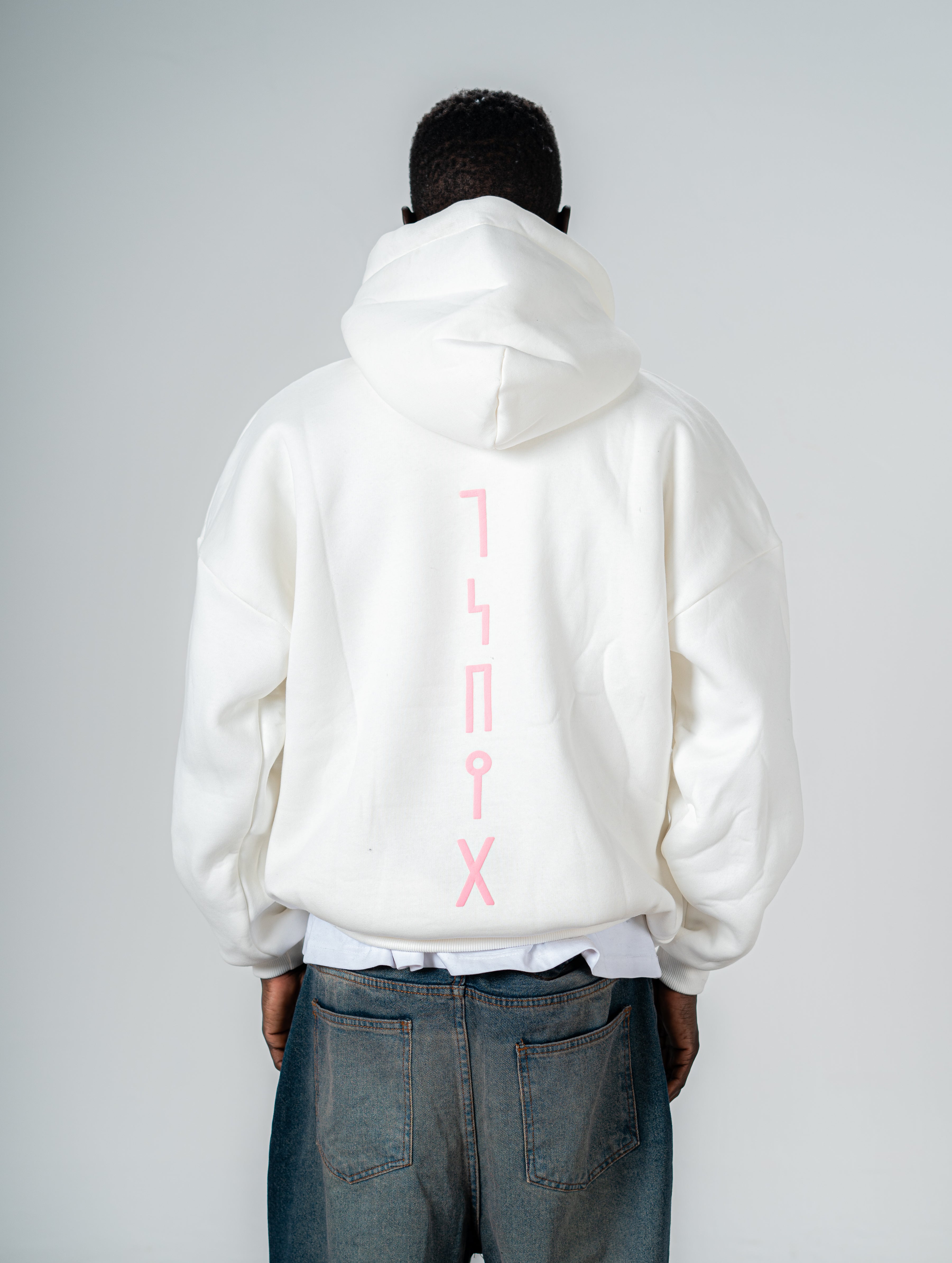 MUSND WHITE HOODIE