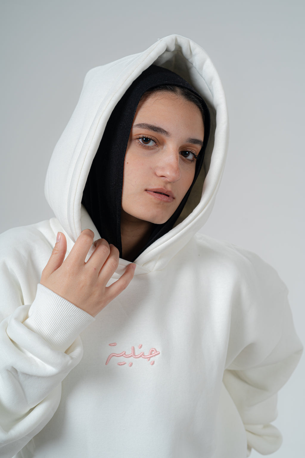 MUSND WHITE HOODIE
