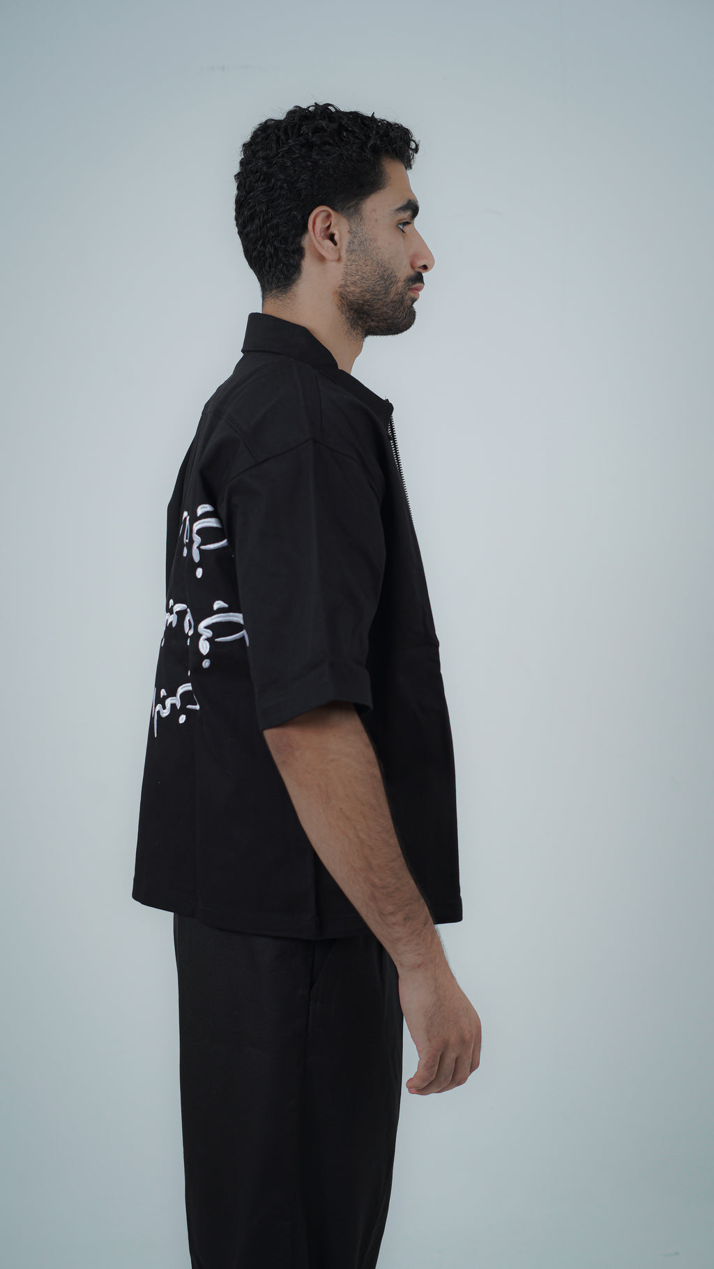 YAMENION BLACK ZIP-UP