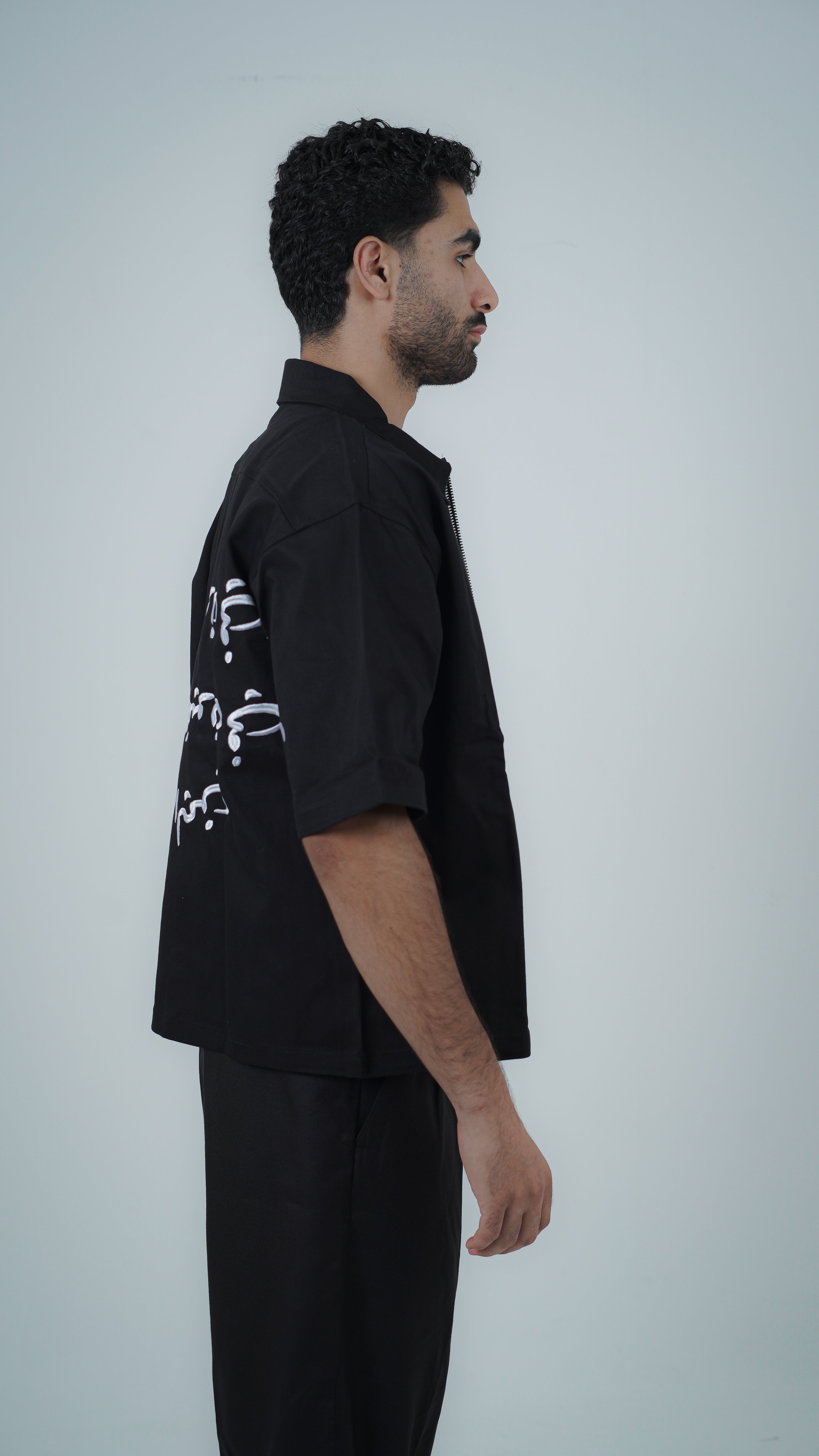 YAMENION BLACK ZIP-UP